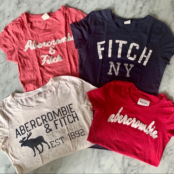 Abercrombie & Fitch Tops - LOT Abercrombie & Fitch lot w 4 short sleeve top